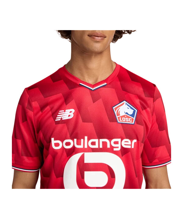 new balance losc lille trøje rød