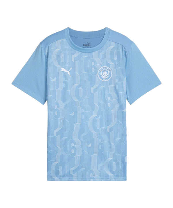 puma manchester city prematch-trøje 2425 børn f21
