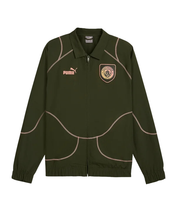 puma manchester city ftblstatement træningsjakke grøn f29
