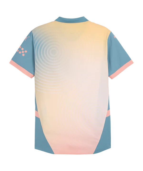 puma manchester city aut. trøje 4. klasse 20242025 lyserød f04
