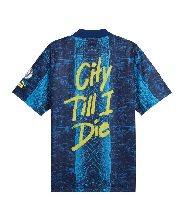 puma manchester city ftblnrgy retro trøje blå f75