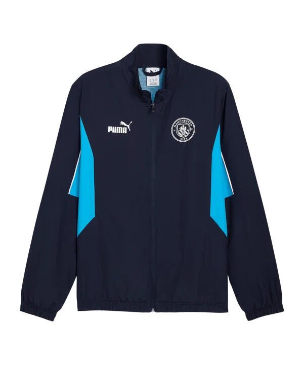 puma manchester city ftblarchive jakke blå f73
