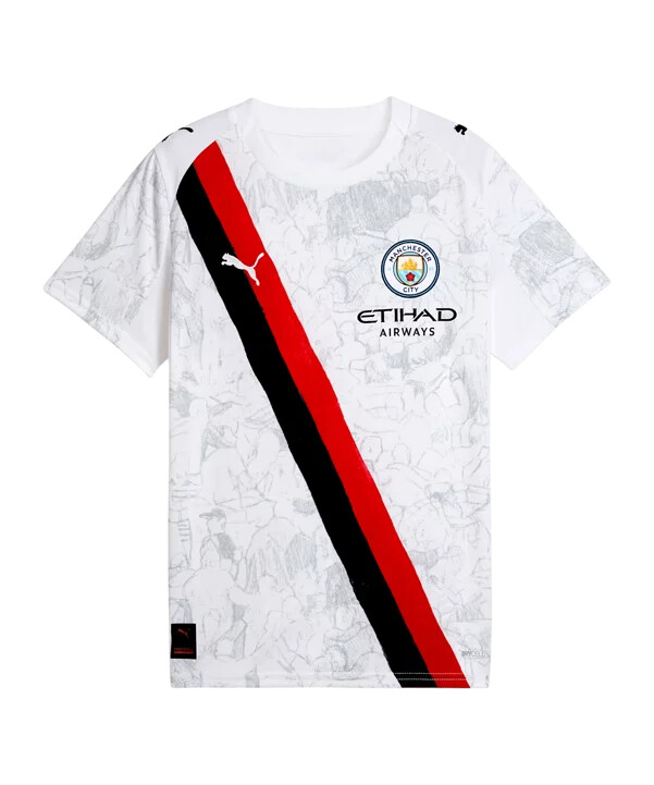 puma manchester city klubtrøje vm 2025 børn hvid f07