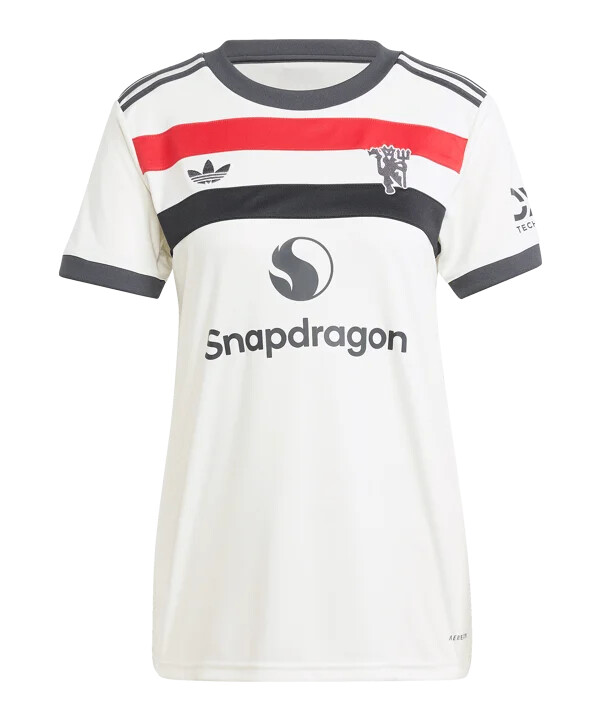 adidas originals manchester united 3. trøje 20242025 dame hvid