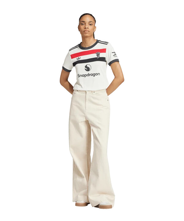 adidas originals manchester united 3. trøje 20242025 dame hvid