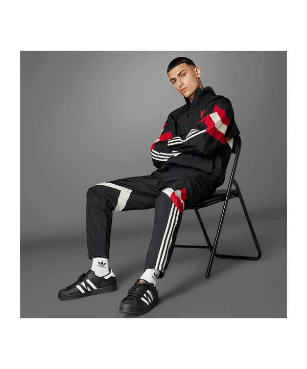adidas originals manchester united træningsbukser sort
