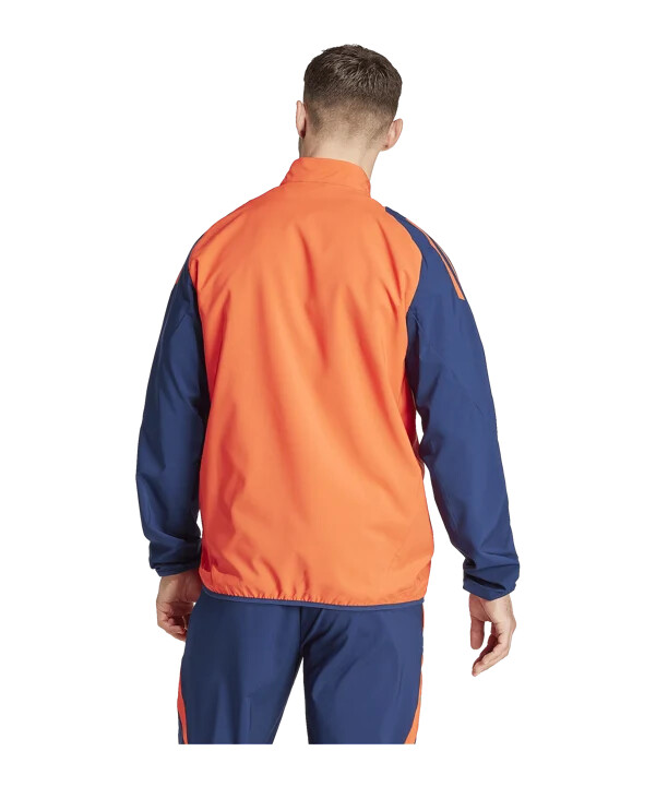 adidas manchester united prematch jakke 20242025 blå