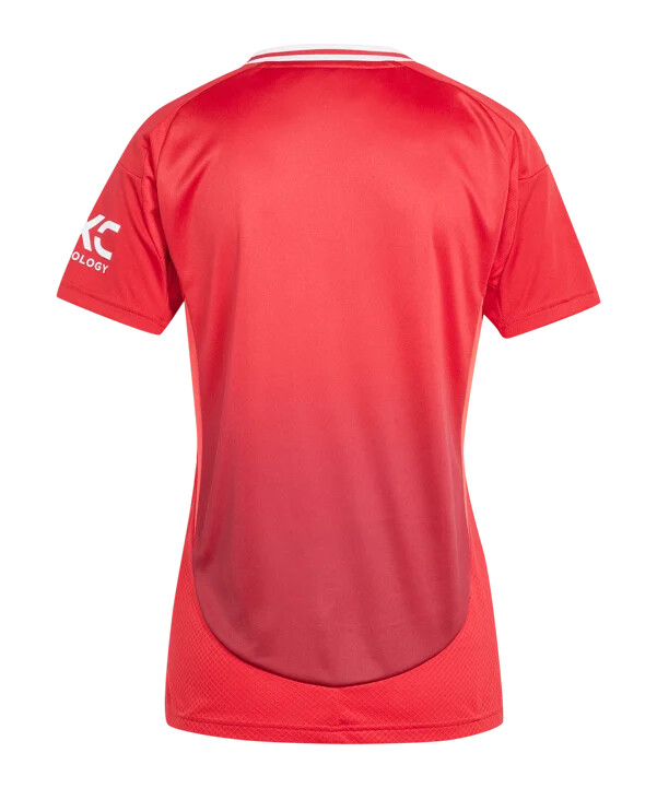 adidas manchester united hjemmebanetrøje 20242025 dame rød