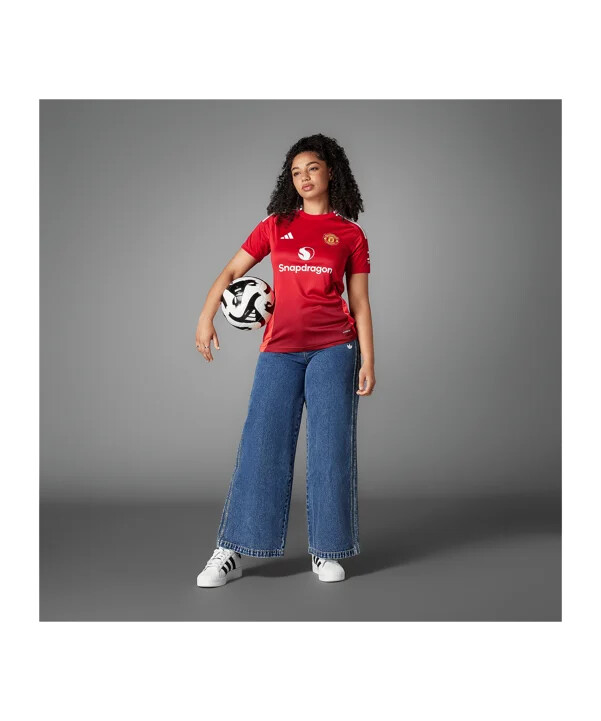 adidas manchester united hjemmebanetrøje 20242025 dame rød