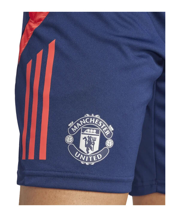 adidas manchester united shorts blå
