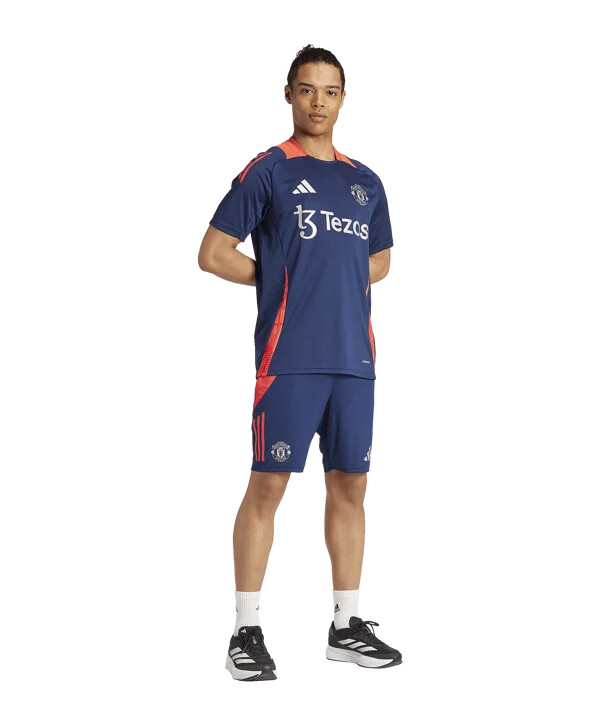 adidas manchester united shorts blå