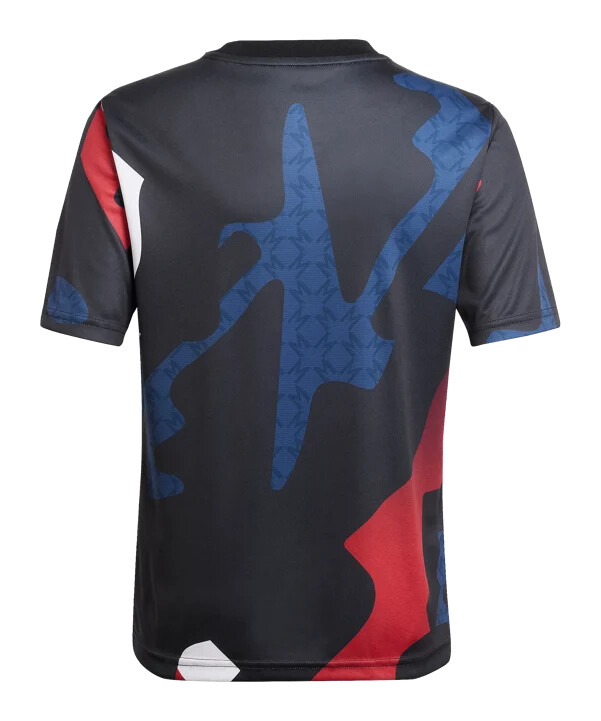 adidas manchester united prematch-trøje 202425 børn sort