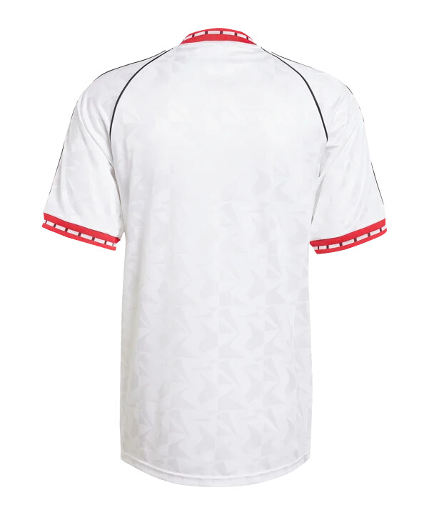 adidas manchester united 1991 udebanetrøje hvid