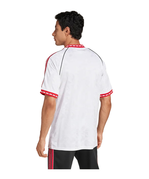 adidas manchester united 1991 udebanetrøje hvid