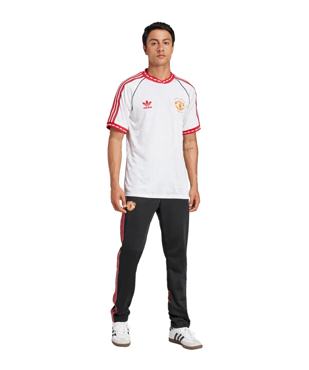 adidas manchester united 1991 udebanetrøje hvid