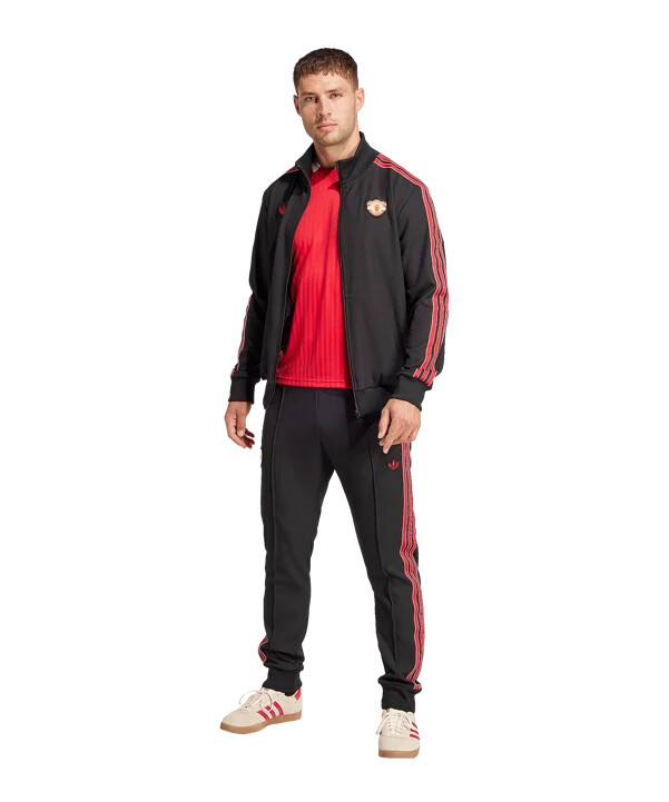 adidas manchester united træningsbukser sorte