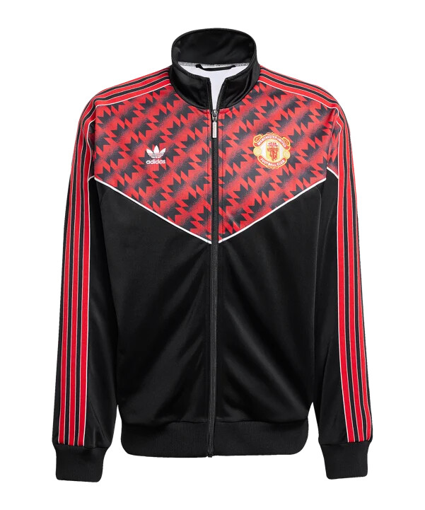 adidas manchester united 1991 træningsjakke sort