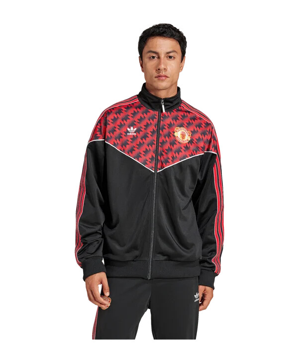 adidas manchester united 1991 træningsjakke sort