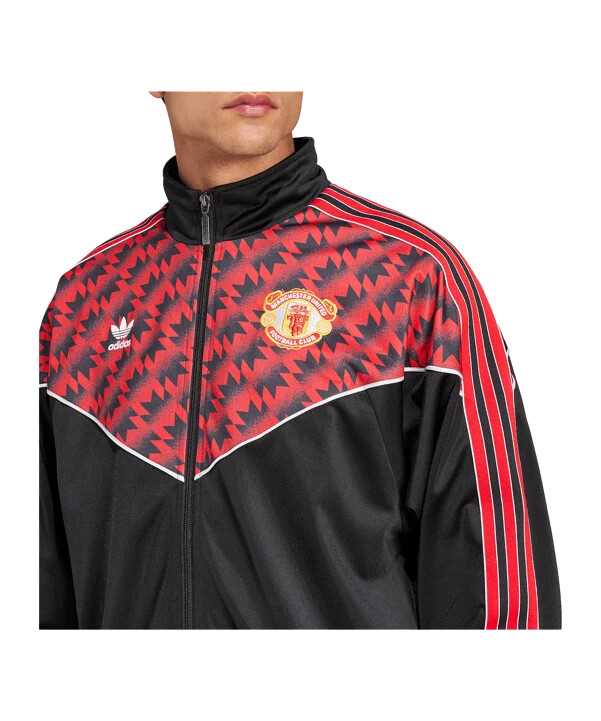 adidas manchester united 1991 træningsjakke sort