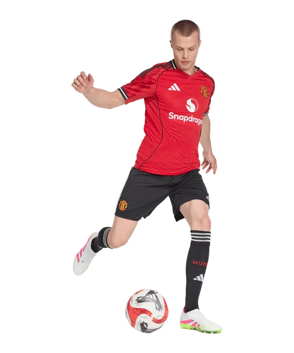 adidas manchester united hjemmebanetrøje 202526 sort