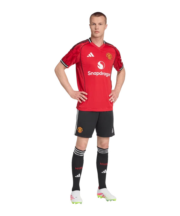 adidas manchester united hjemmebanetrøje 202526 sort