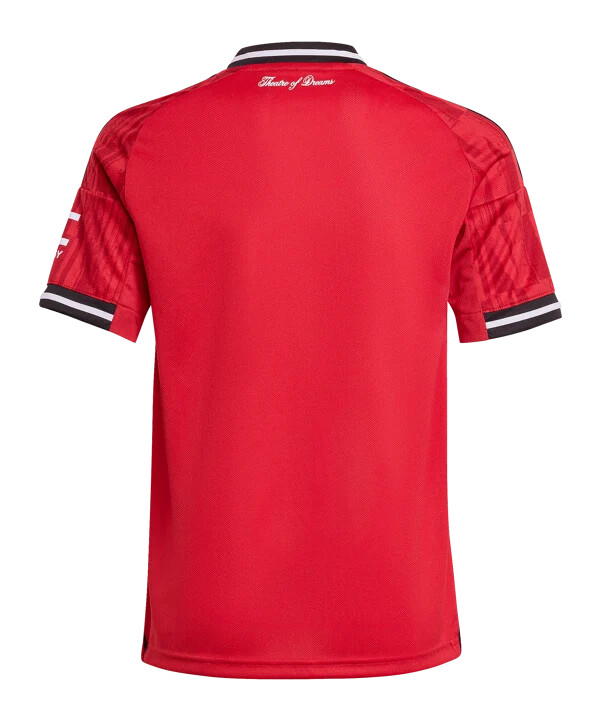 adidas manchester united hjemmebanetrøje 202526 børn rød
