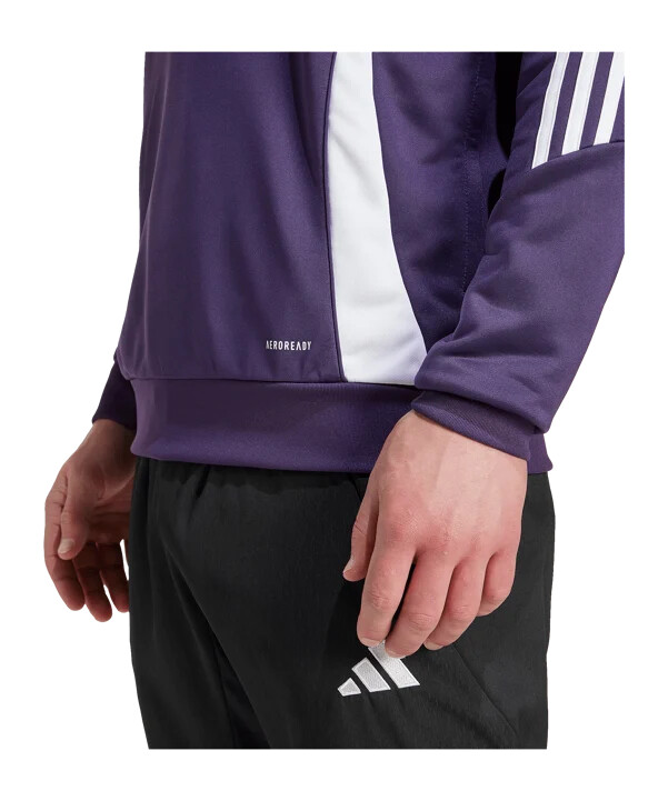 adidas manchester united træningshættetrøje lilla