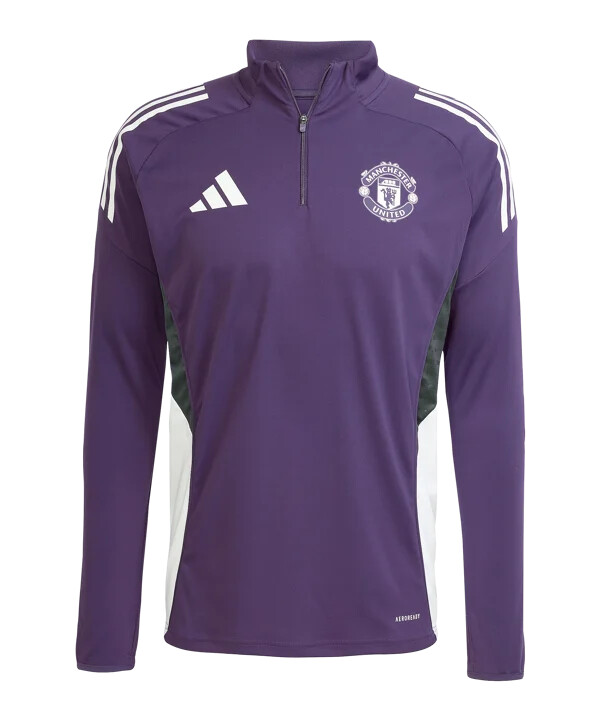 adidas manchester united træningssweatshirt lilla
