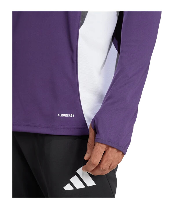 adidas manchester united træningssweatshirt lilla