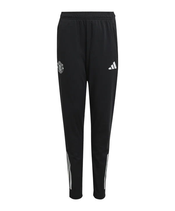 adidas manchester united træningsbukser børn sort