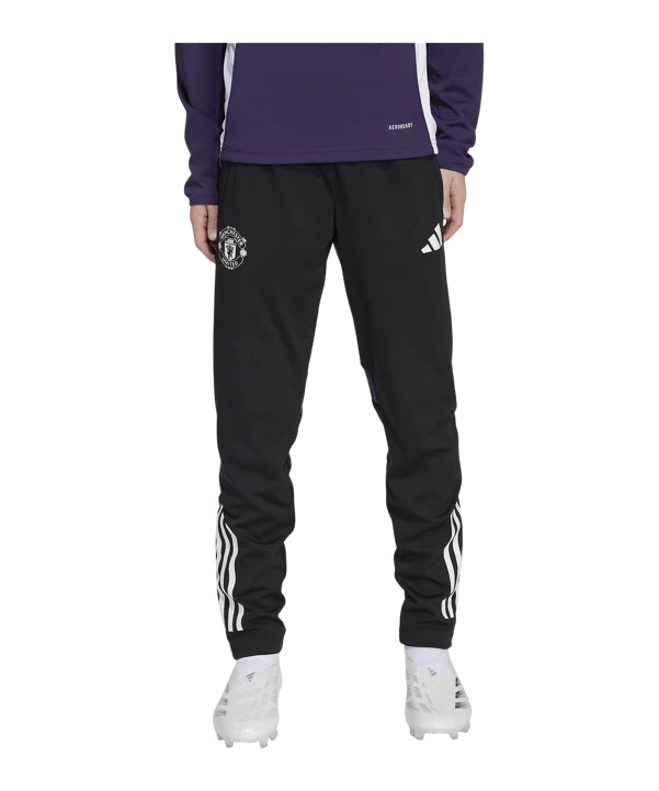 adidas manchester united træningsbukser børn sort
