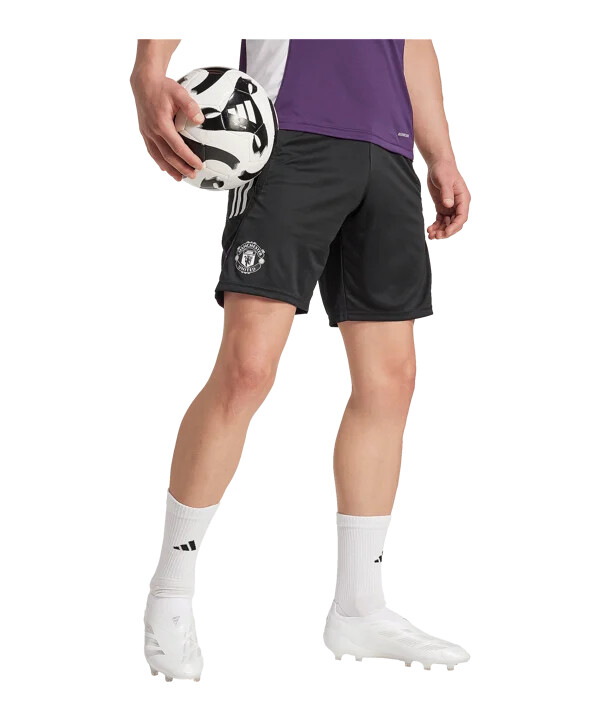 adidas manchester united træningsshorts sorte