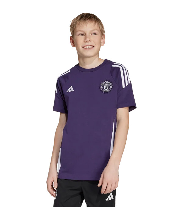 adidas manchester united competition træningstrøje børn lilla