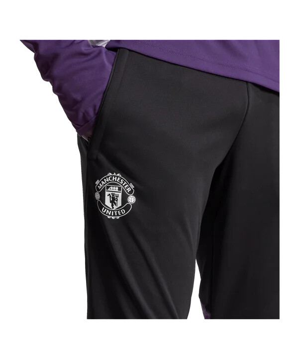 adidas manchester united træningsbukser sorte