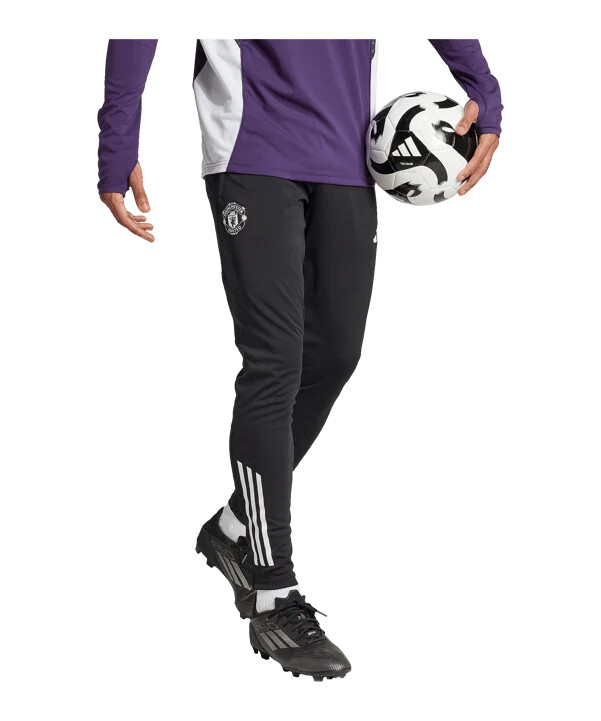 adidas manchester united træningsbukser sorte