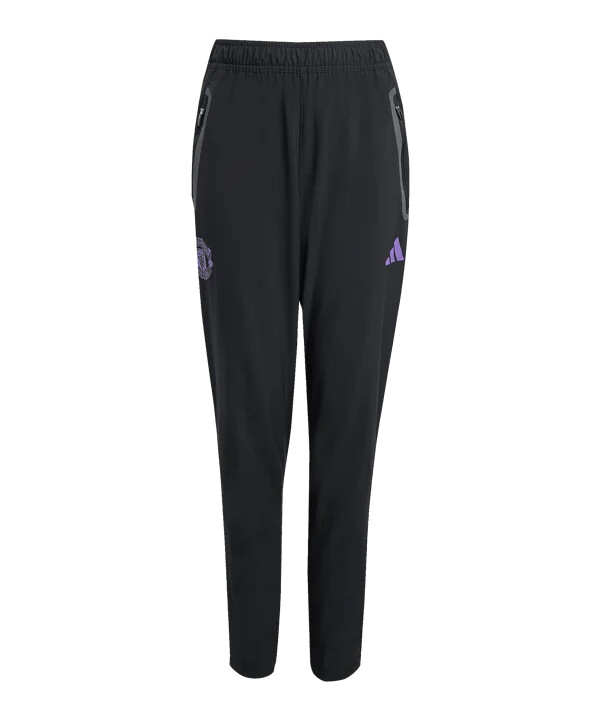 adidas manchester united vis tech travel joggingbukser børn sort