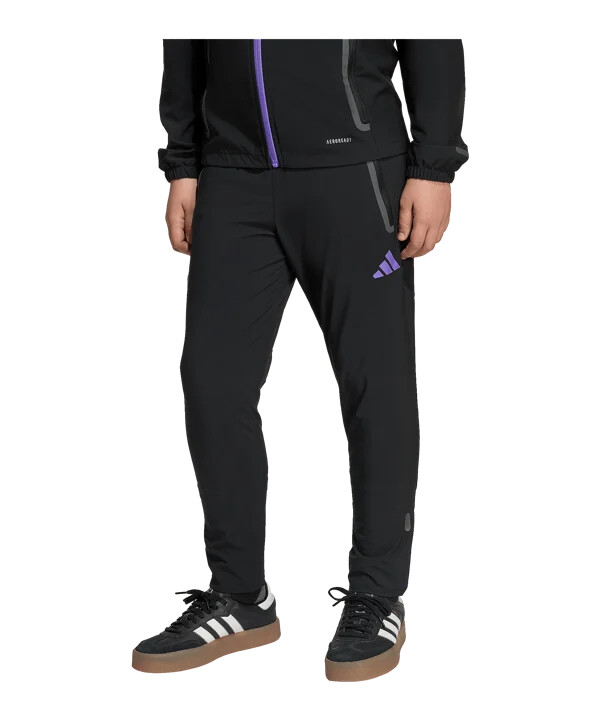 adidas manchester united vis tech travel joggingbukser børn sort