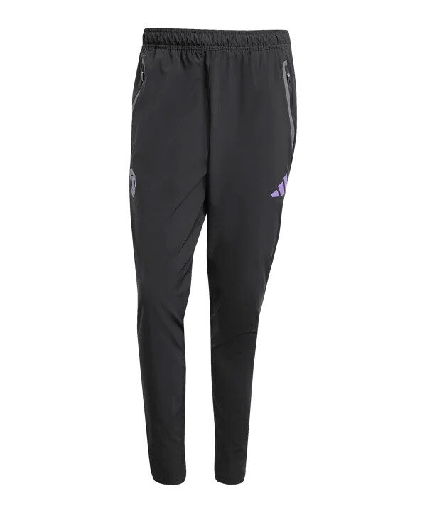 adidas manchester united vis tech travel joggingbukser sort