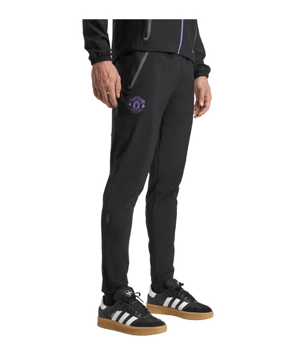 adidas manchester united vis tech travel joggingbukser sort
