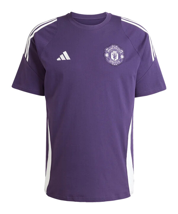 adidas manchester united tiro t-shirt lilla