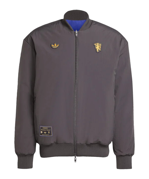 adidas manchester united icon jakke sort