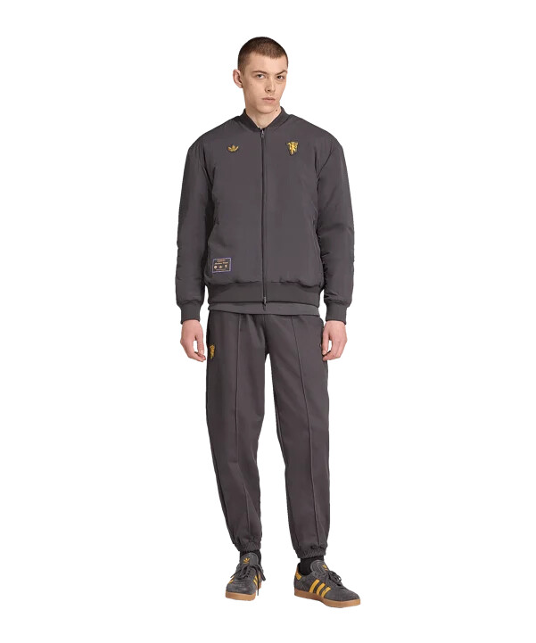 adidas manchester united icon jakke sort