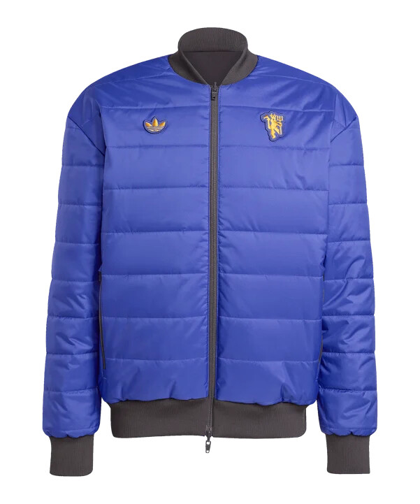 adidas manchester united icon jakke sort