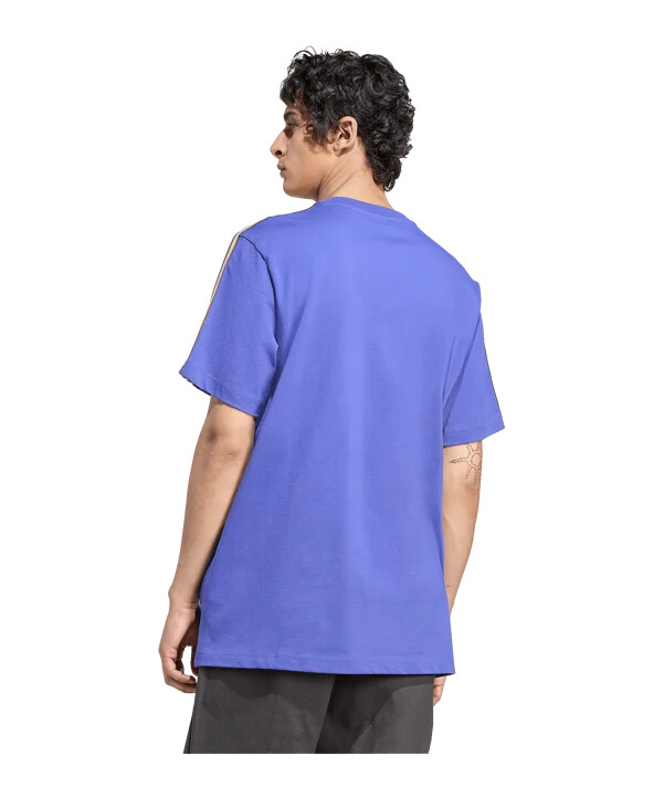 adidas manchester united icons t-shirt lilla