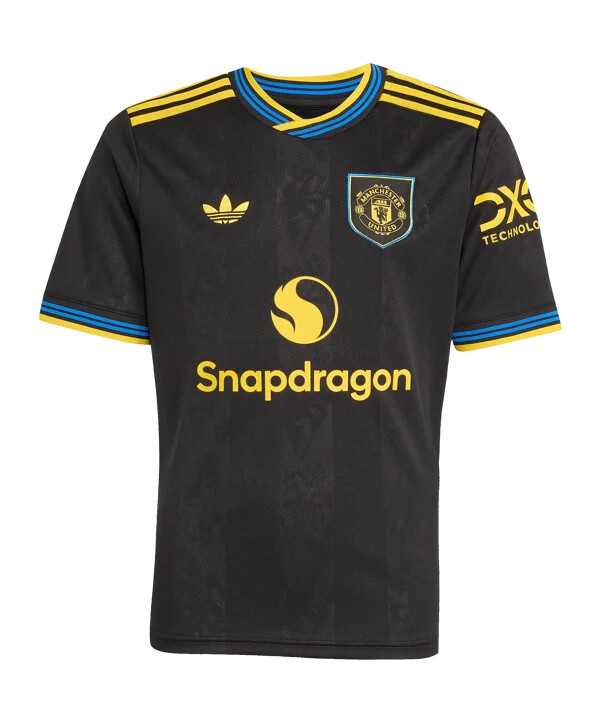 adidas manchester united 3. trøje 20252026 børn sort