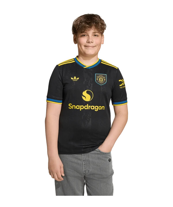adidas manchester united 3. trøje 20252026 børn sort