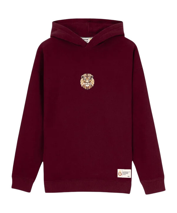 gsstore x reflect studio lion hættetrøje rød
