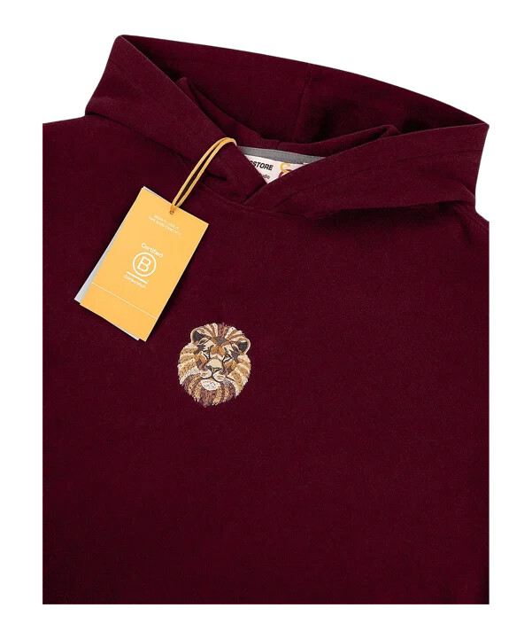 gsstore x reflect studio lion hættetrøje rød