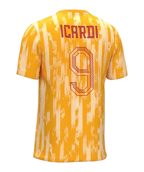 galatasaray istanbul mauro icardi kampdag t-shirt børn gul