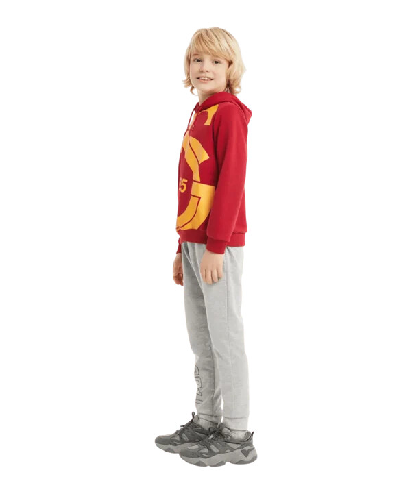 galatasaray istanbul big logo sweatshirt børn rød
